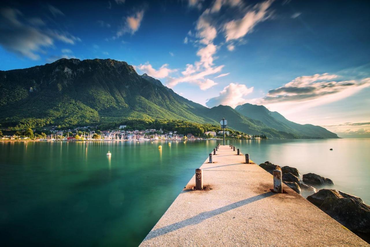 Aloha Chambres Port-Valais Exteriör bild