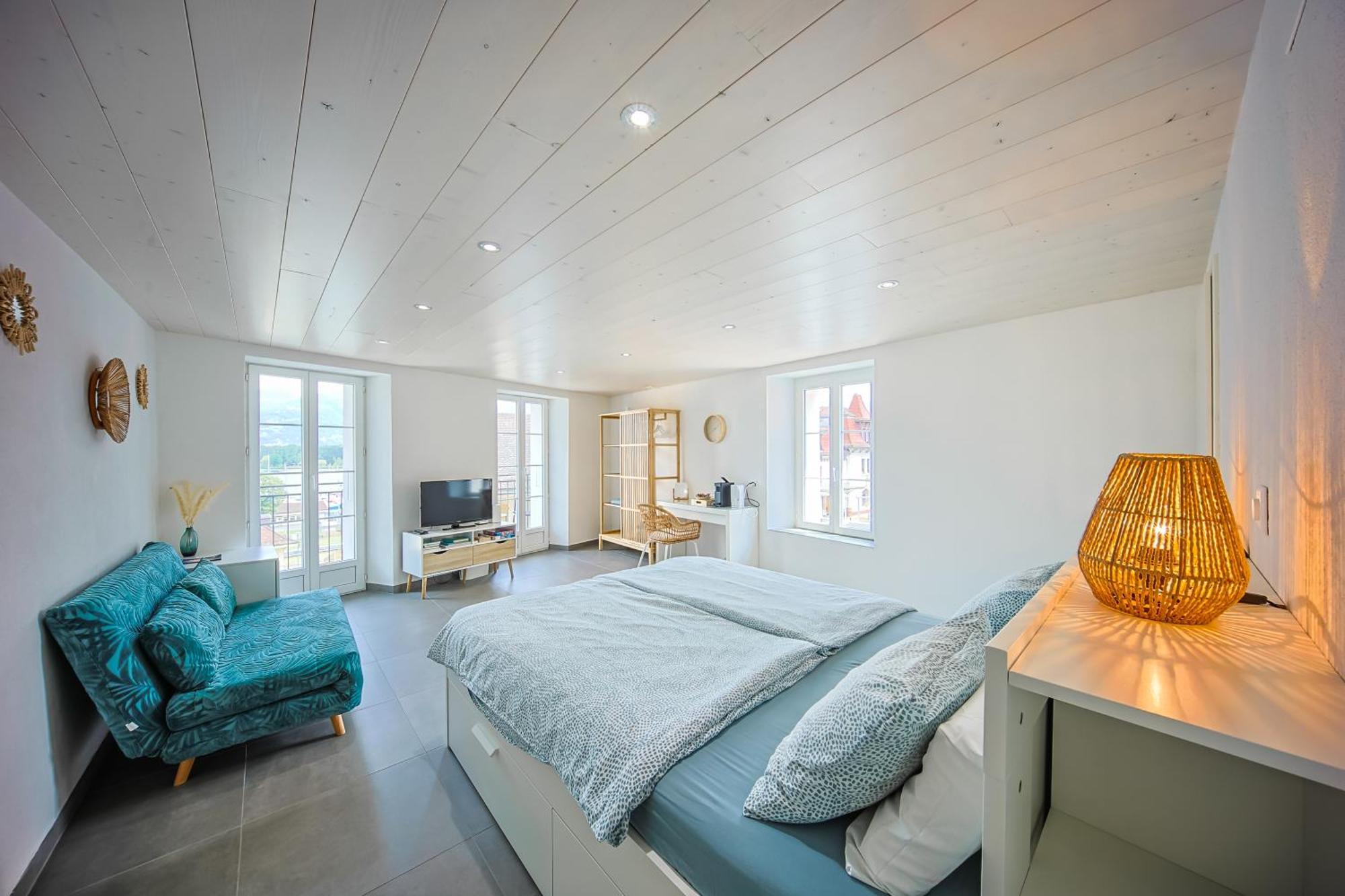 Aloha Chambres Port-Valais Exteriör bild